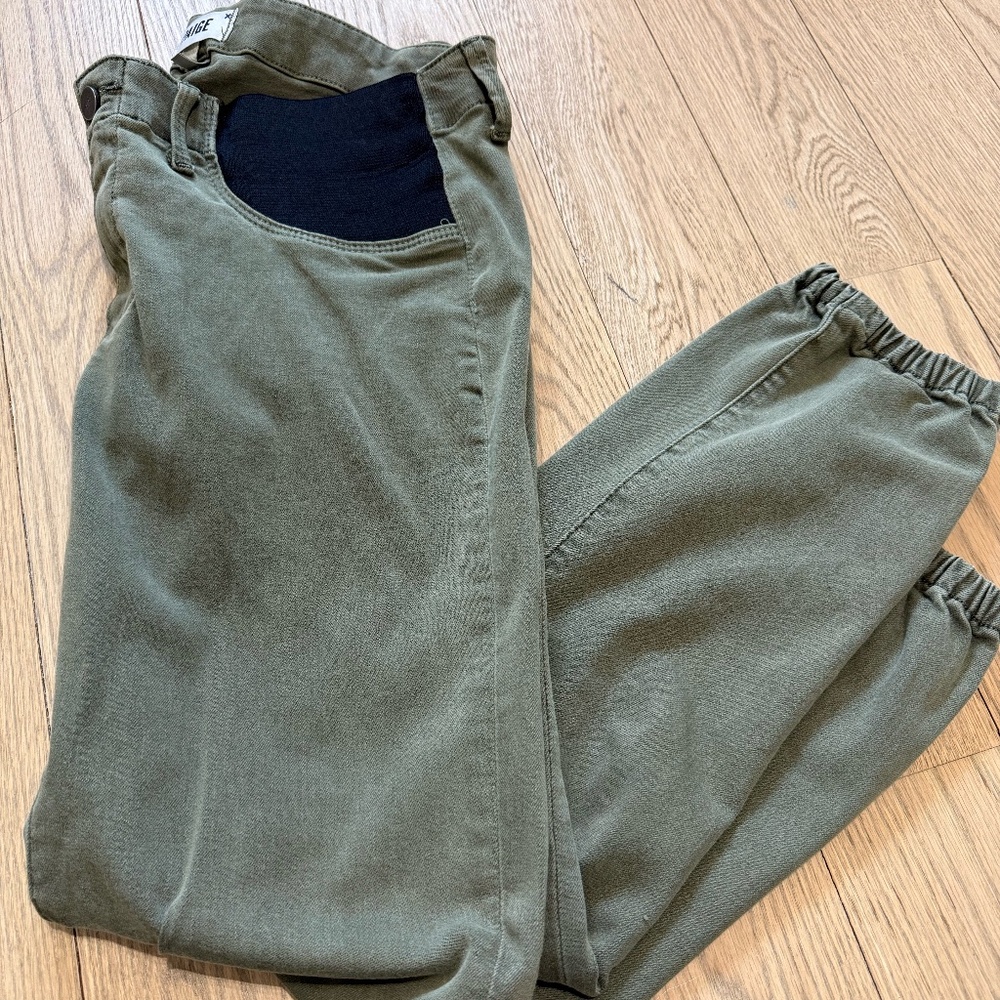 Paige Mayslie Maternity Jogger Jeans